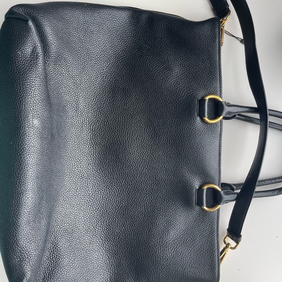 Authentic Prada, Phoenix, tote bag, and black with gold accents - Picture 3 of 7